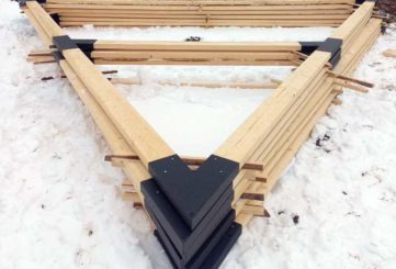 Коннекторы для А-фрейма  — комплект металлических узлов для каркаса