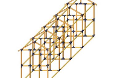 Комплект коннекторов для строительства каркаса фахверкового дома