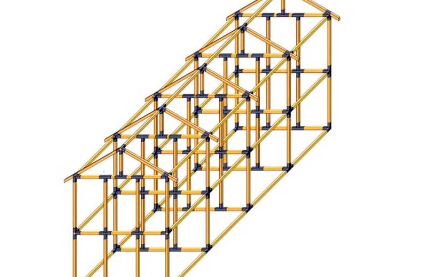 Комплект коннекторов для строительства каркаса фахверкового дома