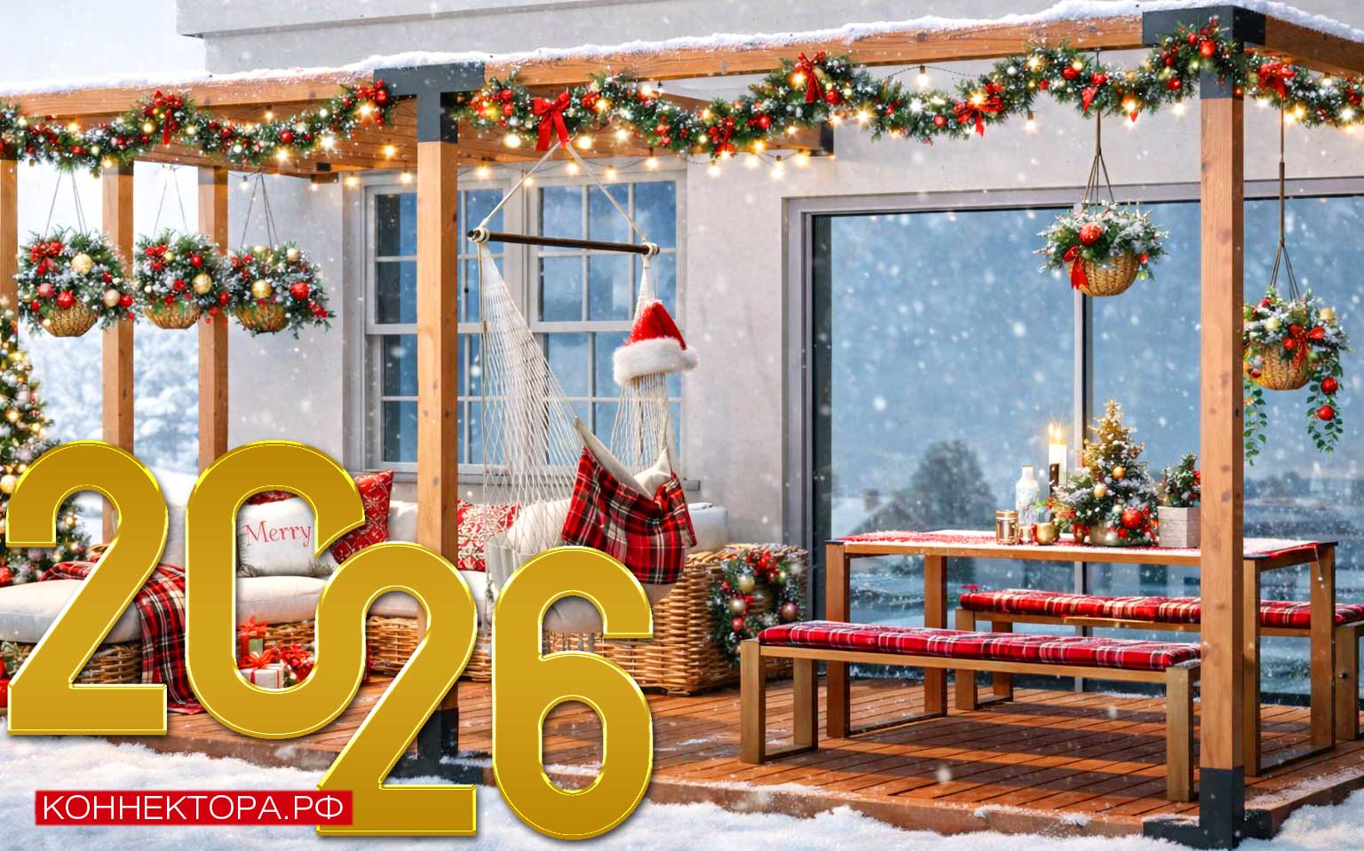 🎄 С Новым 2026 годом от команды Коннектора.РФ! 🎄